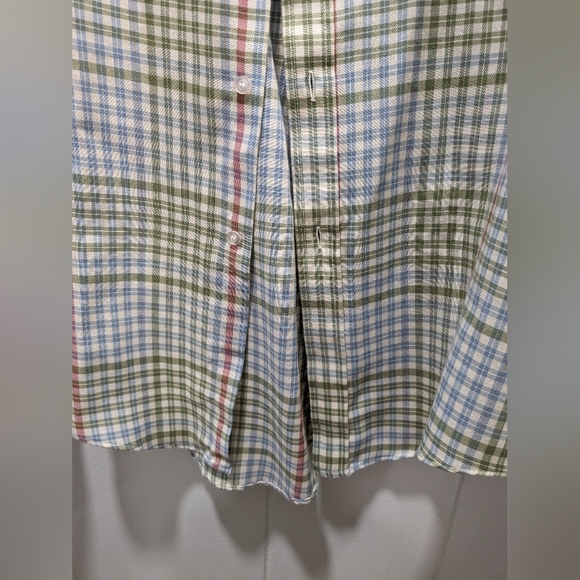 American collection men's casual shirt. Size L. Multi color small check. - Picture 3 of 4